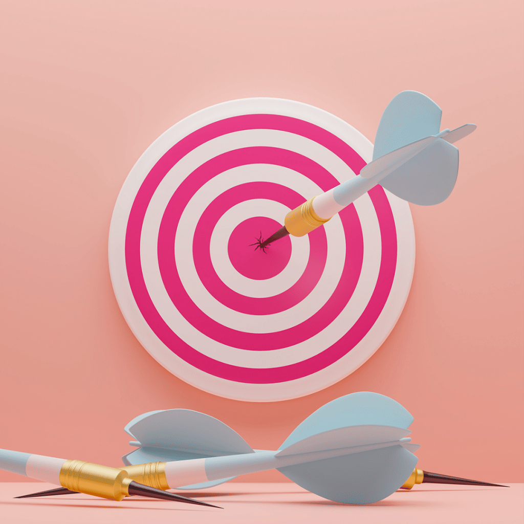 bullseye on target