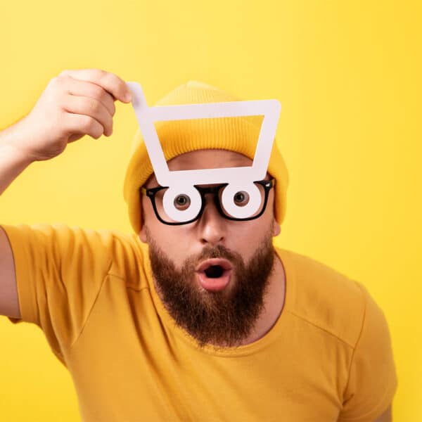 man posing with glasses on Mobile