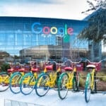 Bikes at Googleplex - Google Headquarters
