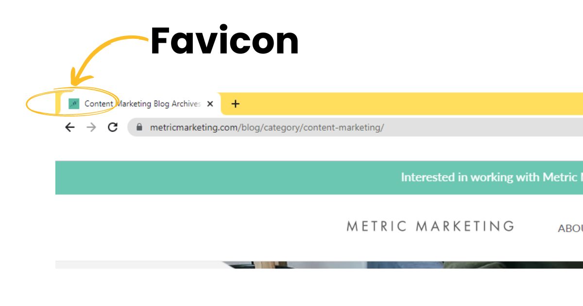 Example of favicon