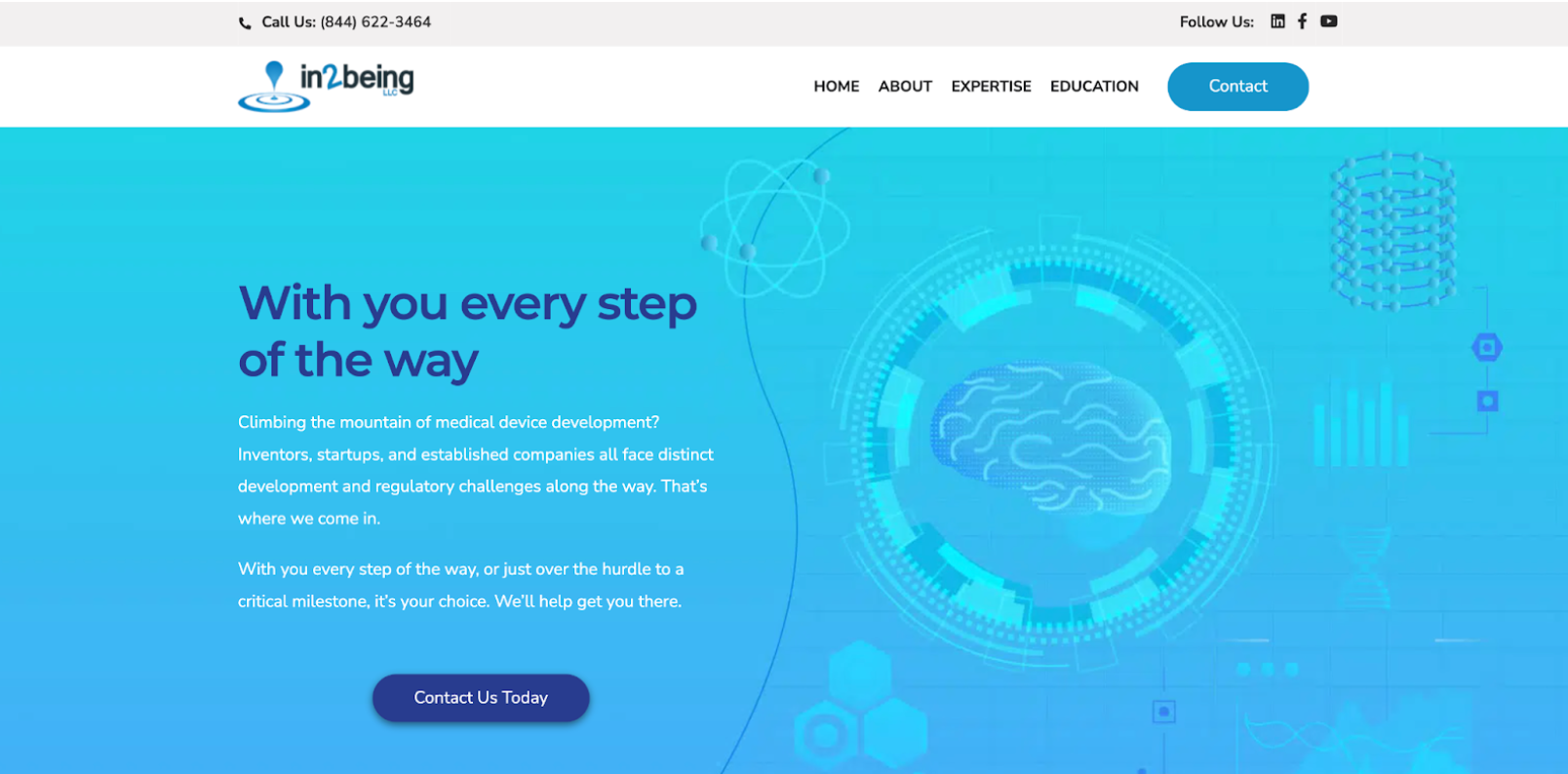 in2being's new SEO website