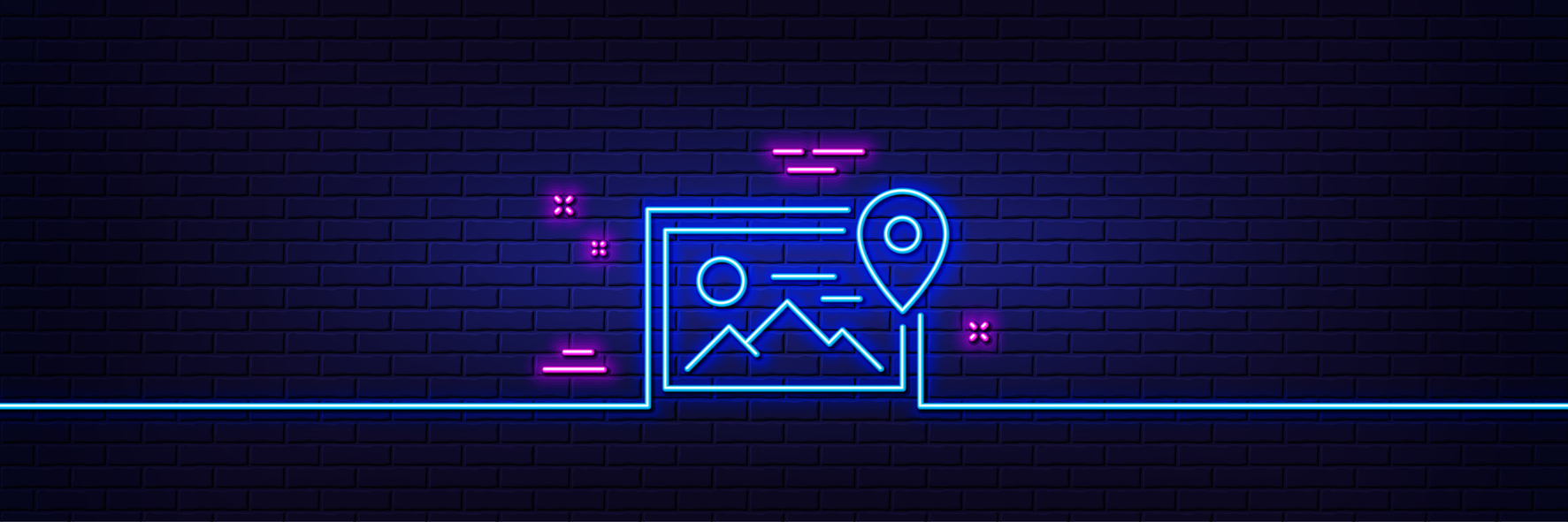 neon light featuring marketing concept