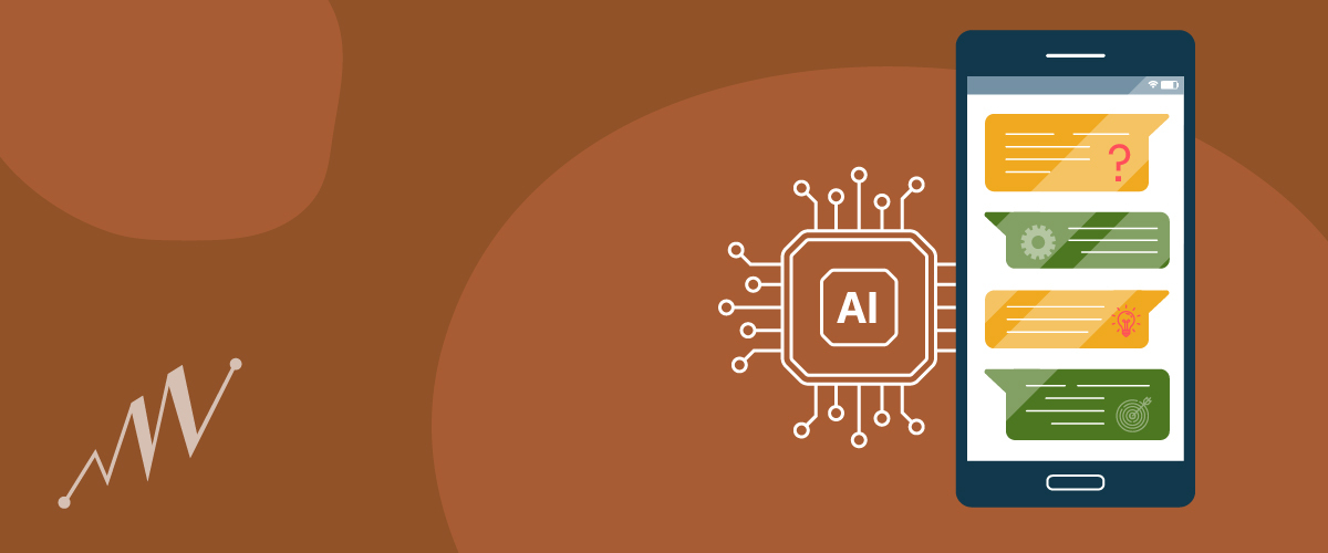Brown design background for AI prompting banner image